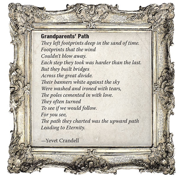 poem called grandparents' path