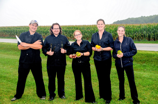 Farm-Meets-Fork Gala workers