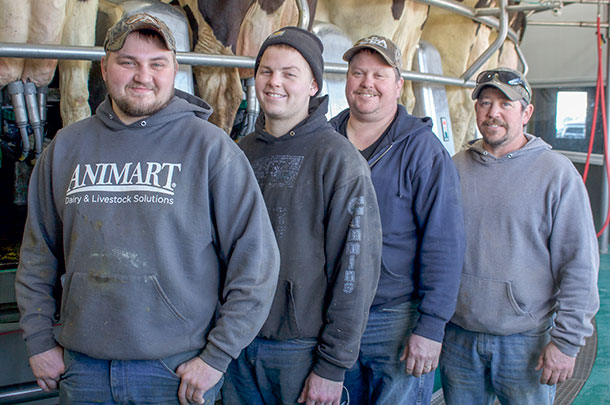 The Hoffman family started milking in the DairyProQ robotic rotary on Nov. 1, 2017.