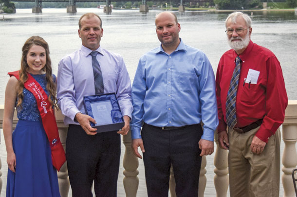Matt and Joe Engel were awarded JP"doc" Ostrander Younger Breeder Award