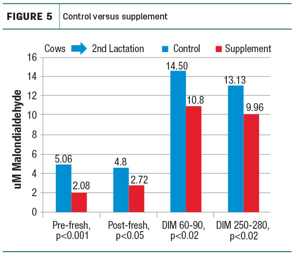 control versus supplement