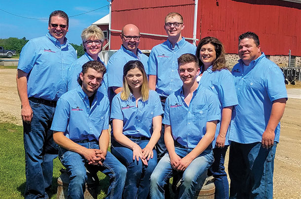 The fifth generation is currently at the helm of Siemers Holsteins