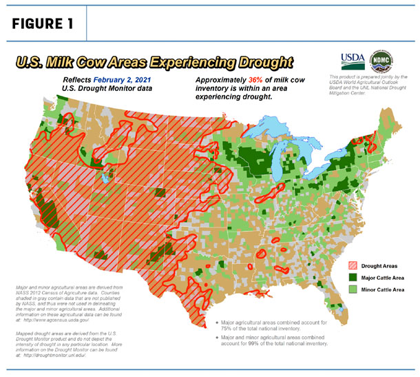  cow drought map
